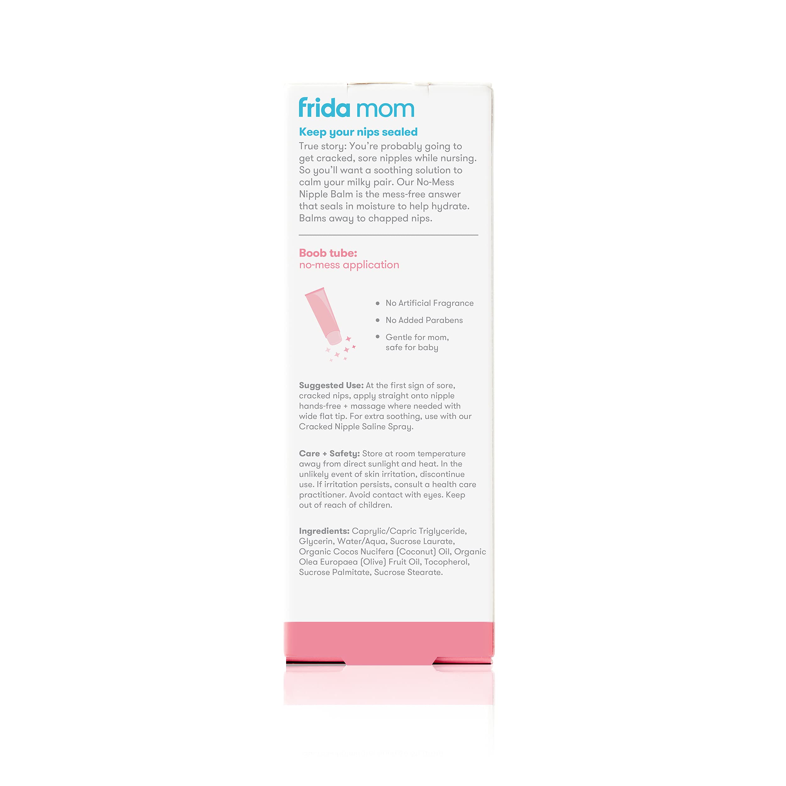 Frida Mom No-Mess Nipple Cream | No-Mess Nipple Balm to Seal in Moisture to Help Hydrate | Gentle for Baby + Mom | 1.5 Fl oz
