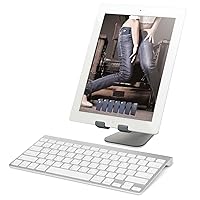 elago® P2 Stand [Dark Grey] - [Premium Aluminum][Ergonomic Angle][Cable Management] - for iPad and Tablet PC