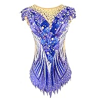 Purple Dress for Girls Elegant and Comfortable Uniform for Rhythmic Gymnastics Performances