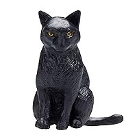 MOJO Cat Sitting Black Toy Figure