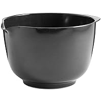 Hutzler Classic 1.5 Liter Melamine Mixing Bowl, Black