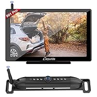 [2023 Upgrade] Carpuride W901 Pro Carplay & Android Auto with Car Bluetooth Transmission, 9 Inch Full HD Touch Screen Portable Car Radio Receiver, with Carpuride WF01 Wireless Rear Camera