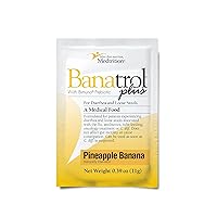 Banatrol® Natural Anti-Diarrheal with Prebiotics, Relief from Chronic Diarrhea, IBS, Recurring Diarrhea, Clinically Supported Medical Food, Non-Constipating, 75 Servings (Pineapple)