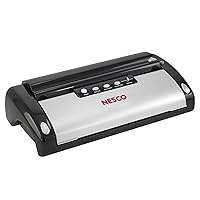 NESCO VS-02 Food Starter Kit with Automatic Shut-Off and Vacuum Sealer Bags, Black 18.25 X 5.25 X 11.5