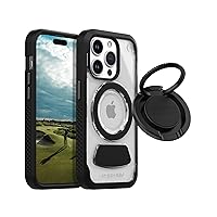 Rokform - iPhone 15 Pro Eagle 3 Clear Case + Magnetic Sport Ring Stand & Grip