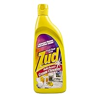 Zud Cream Cleanser (2-Pack) - Ultimate Bathroom Cleaner / Bleach-Free Formula for Shiny Surfaces / Removes Rust, Hard Water Stains, & Grime / Best for Countertops, Bathrooms, Marble, and More (530019)