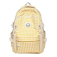 Plaid Backpack Kawaii Backpack with Cute Accessories Cute Backpack Aesthetic Backpack DIY Backpack
