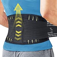 BraceUP Back Support Belt for Men and Women - Breathable Waist Lumbar  Support Lower Back Brace for Sciatica, Herniated Disc, Scoliosis Lower Back  Pain