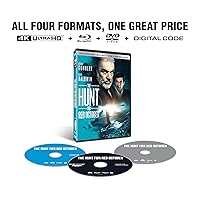 The Hunt for Red October 4K UHD + Blu-ray + DVD + Digital The Hunt for Red October 4K UHD + Blu-ray + DVD + Digital 4K Blu-ray DVD VHS Tape VHS Tape
