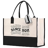 Mom Cotton Canvas Tote Bag New Mama Gift Best Mom Ever Bag Dog Mom Tote Shopping