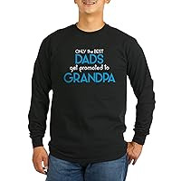 CafePress Best DADS GET Promoted to Grandpa Long Sleeve T