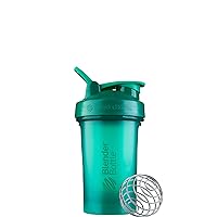 BlenderBottle Classic V2 Shaker Bottle Perfect for Protein Shakes and Pre Workout, 20-Ounce, Emerald Green