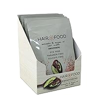 Hair Food Smoothing Avocado & Argan Hair Mask 1.7 Ounce (10 Pieces) (50ml)