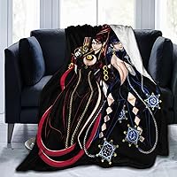 Anime Bayonetta Blanket Ultra Soft Micro Fleece Air Conditioner for Bed Couch Living Room Decoration 50