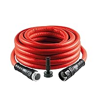 FITT FLOW Expandable Hose 50ft. For Patio and Garden. Made in Italy, expanding from 30 ft to over 50 ft, 3x lighter than others