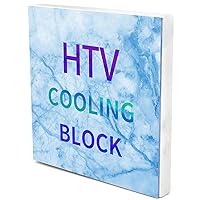 HTV Cooling Block – Fast Cooling Vinyl Craft Tool for Sublimation HTV, DTF Film and Heat Transfer Vinyl Accessories