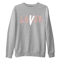 Rose Whisper Design Printed Loser Lover Sneaker Matching Sweatshirt