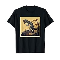Surrealism Japanese Painting T-Rex T-Shirt