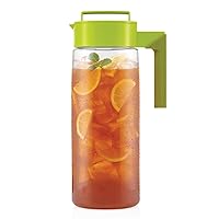 Takeya Patented and Airtight Pitcher Made in the USA, BPA Free Food Grade Tritan Plastic, 2 qt, Avocado