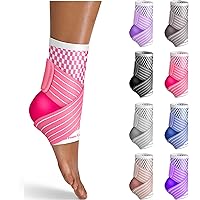 the Pronto Co. Ankle Brace for Women - Compression Sleeve for Pain Relief - Sprained, Swollen or Weak Ankles, and Plantar Fasciitis - Adjustable, Breathable, Odor-Free, and Anti-Slip with Strap