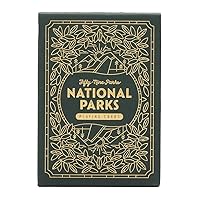 Keymaster Games Parks Playing Cards: Green Deck Featuring 12 National Park Illustrations on Premium USPCC Cards