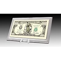 Million Dollar Bill Desktop Collectible - Comes in Currency Stand - Beautiful Best Quality Office Desk Top Accessory Gift - Toy, Prank, Gag Gift