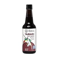Eden Organic Tamari Soy Sauce, Naturally Fermented from Non GMO USA Soybeans, Gluten Free, 10 oz