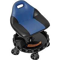 Traxion 400lb Capacity 2-700 Blue Progear Mobile Rolling Gear Seat