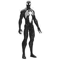 Spider-Man Marvel Ultimate Spider-Man Titan Hero Series Black Suit Spider-Man Figure - 12 Inch