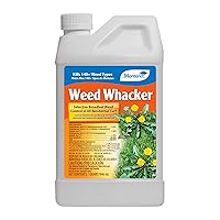 Weed Whacker Weed Killer - Selective Broadleaf Weed Killer for Lawns - Kills 140+ Weed Types - Apply Using Sprayer - 1 Quart Concentrate