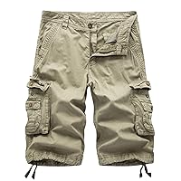 Mens Pants Slim Tunic Pants Shorts for Mens Cargo Straight Leg Fall Summer Pants 2024