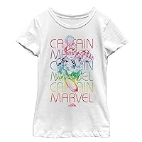 Marvel Girls' Rainbow Power T-Shirt