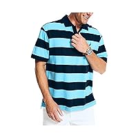 Nautica Men's Sustainably Crafted Striped Classic Fit Polo