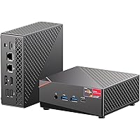 MN57 Ryzen 7 5700U Mini PC 8C/16T(Up to 4.3GHz; Mini Gaming PC W11 Pro with 32GB DDR4 1T NVMe M.2 SSD，Mini Desktop PC Support 2.5G RJ45 4K Triple Display/BT 5.2/WiFi 6 for Home Office