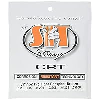 S.I.T. StringS CP1152 Pro Light Phosphor Bronze Coated Acoustic Guitar Strings