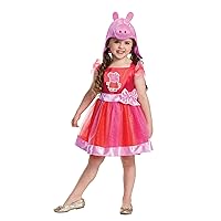 Disguise baby-girls Peppa Pig Costume Tutu, Official Peppa Pig Deluxe Toddler Costume and Accessorieschildrens-costumes