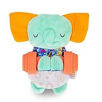 BEBE FUERTE Move & Groove Crinklie Elephant by Robin Arzon - Baby Crinkle Toys - Sensory Toys for Fine Motor Skills - Baby and Toddler Gifts for Ages 0 Months and Up