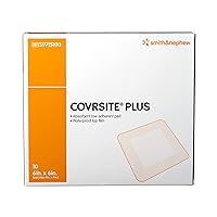 Smith & Nephew 59715000 COVRSITE Plus Cover Dressing, Waterproof Dressing for Wounds, 4