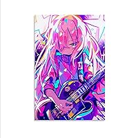 2022 Anime Poster Bocchi The Rock! Poster Bocchi The Rock! Main Character Art Cover Poster (6) Www- Canvas Painting Posters and Prints Wall Art Pictures for Living Room Bedroom Decor 12x18inch(30x45