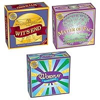 Wit's End + Matter of Fact + Wordplay = Perfect Board Games Bundle for Adults and Game Night