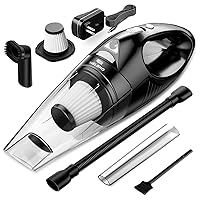 Handheld Vacuum Cordless, Portable Rechargeable Car Vacuum Cleaner High Power with Fast Charge Tech, Huge Motor & Large-Capacity Battery, Powerful Wireless Hand Held Vacuum for Pets, Car, Home