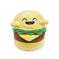 Hamburger Loud Mouth - Talking Collectible Plush with Voice-Changing Effect, Multi