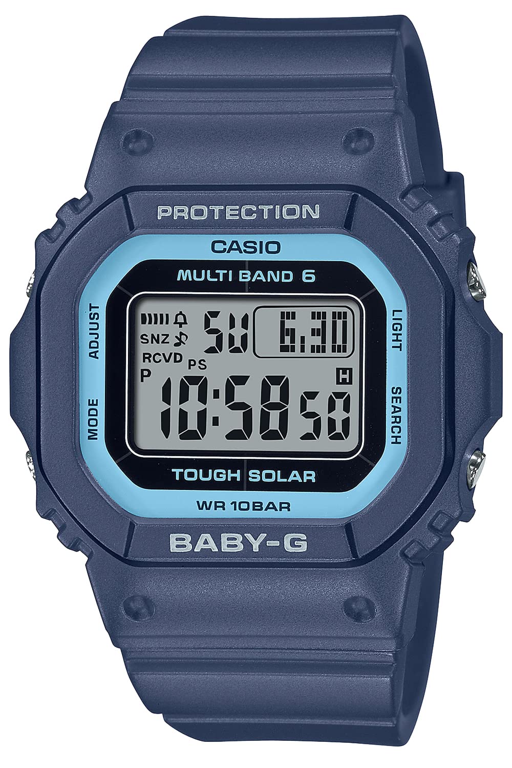 Casio] [Baby-G Wrist Watch Radio Solar BGD-5650-2JF Women's Blue