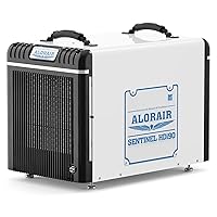 ALORAIR Basement/Crawlspace Dehumidifiers 198 PPD (Saturation), 90 Pints (AHAM), 5 Years Warranty, Condensate Pump, Auto Defrosting, Rare Earth Alloy Tube Evaporator, Remote Control (optional)
