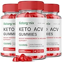 (3 Pack) Ketorganix Keto Gummies - Ketorganix Keto ACV Gummies for Advanced Weight Loss Ketorganix Keto Gummies with Apple Cider Vinegar Supplement Belly Fat Gomitas Pastillas (180 Gummies)