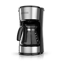 CM0755S 4-in-1 5-Cup Coffee Station Coffeemaker, Stainless Steel