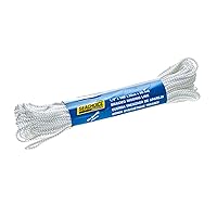 Seachoice Braided Utility Line Boat Rope, 1/8 In. X 100 Ft., White