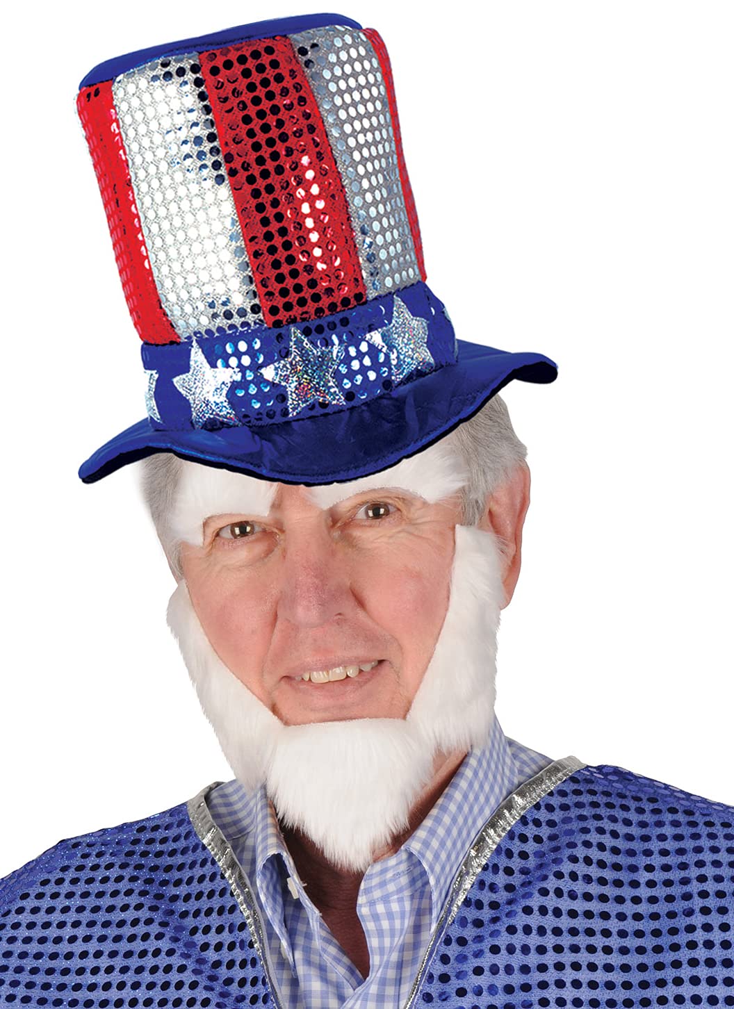 Glitz 'N Gleam Uncle Sam Top Hat Party Accessory (1 count)