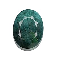 A Grade Green Emerald Stone 228.50 Carat Natural Green Emerald, Oval Faceted Cut Loose Gemstone for Someone Special EU-678