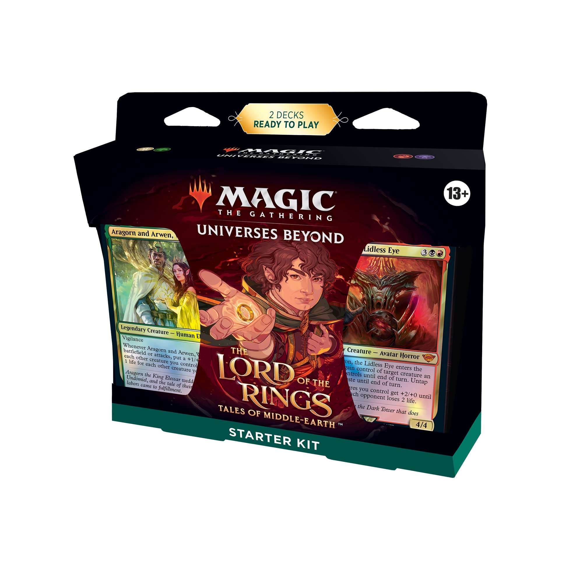 Magic: The Gathering The Lord of The Rings: Tales of Middle-Earth Starter Kit | Learn to Play with 2 Ready-to-Play Decks | 2 Codes to Play Online | Ages 13+ | 2 Players